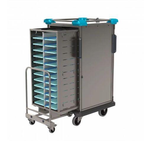 Carrinho para hospital - ERGOSERT INSERT - Socamel Technologies - para uso geral / de distribuição de bandejas / compacto