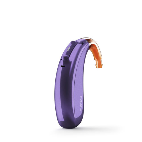 Aparelho auditivo retroauricular (BTE) - Sky™ Link Marvel - Phonak - com Bluetooth® / recarregável / à prova de água
