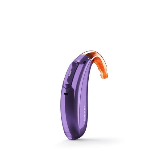 Aparelho auditivo retroauricular (BTE) - Sky L-M - Phonak - com Bluetooth® / com bobina telefônica (telecoil) / infantil