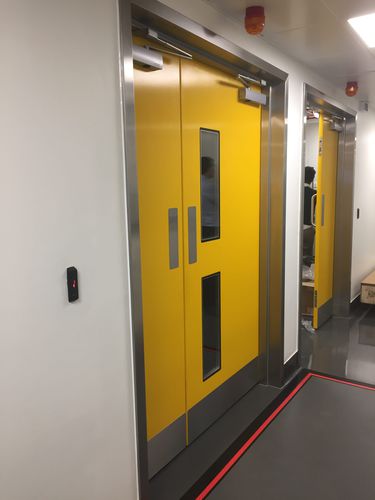 Porta para sala limpa - Dortek - de correr