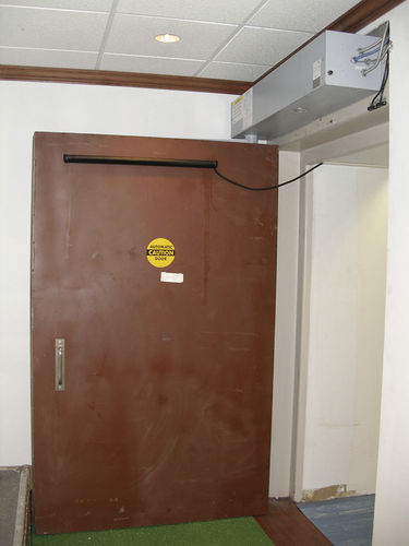 Porta de proteção radiológica - A-FABCO - para hospital / de laboratório / de abrir