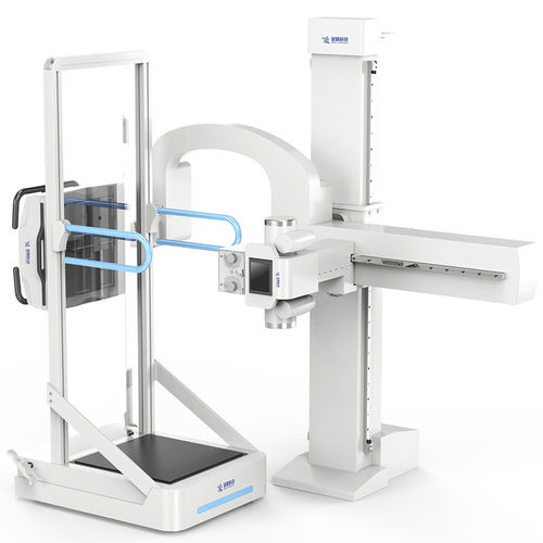 Sistema de radiografia digital - UC-Arm - Angell Technology - para radiografia do tórax / sem mesa / com braço porta-tubo giratório