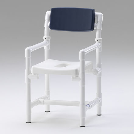 Banco de banho com braços - DH 49 A PRS - RCN Medizin - com abertura higiênica / com encosto