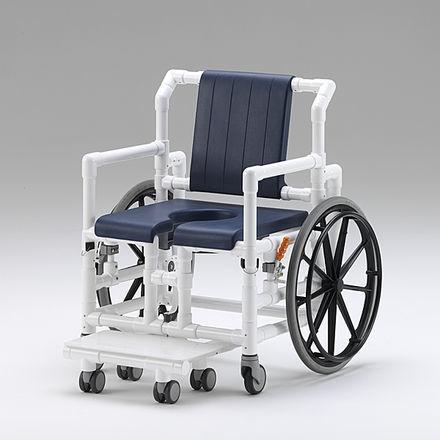 Cadeira de rodas ativa - DR 100 OS PPG - RCN Medizin - para pessoas obesas / para box de banheiro / higiênica