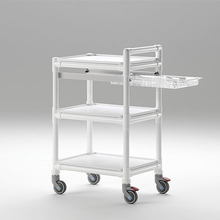 Carrinho hospitalar - MPC 253 AS 50 - RCN Medizin - para uso geral / multifuncional / com gavetas