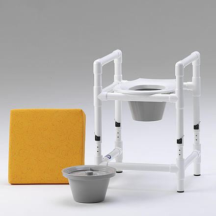 Assento sanitário elevado com apoio de braços - DT 100 HM SP - RCN Medizin - de altura regulável