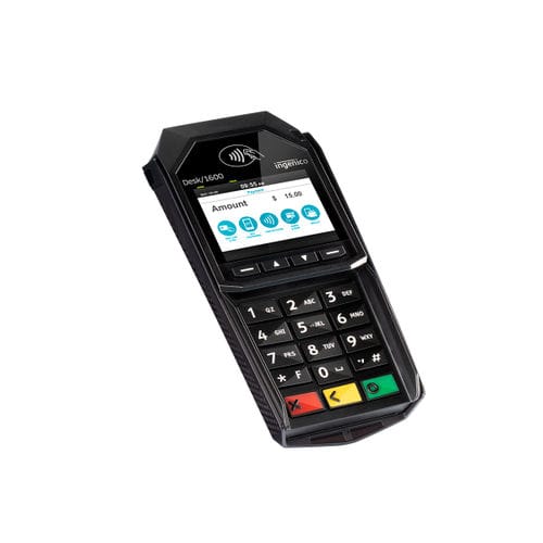 Terminal de pagamento de balcão - Desk/1600 - Ingenico - inteligente / PCI PTS v6 / sem contato