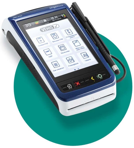 Leitor de cartão de seguro USB - VEHIS - Ingenico - móvel / de saúde