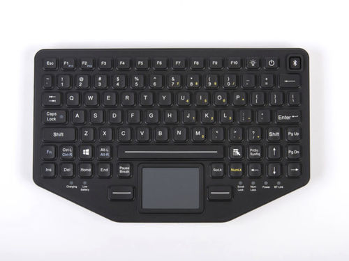 Teclado hospitalar com touchpad - BT-870-TP-SLIM - IKEY - em silicone / em borracha de silicone / sem fio