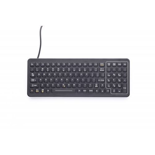 Teclado hospitalar com touchpad - SLK-101 - IKEY - em borracha de silicone / desinfetável / USB