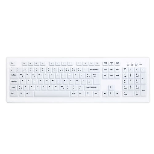 Teclado hospitalar com teclado numérico - AK-C8100 - Active Key GmbH - em silicone / desinfetável / higiênico