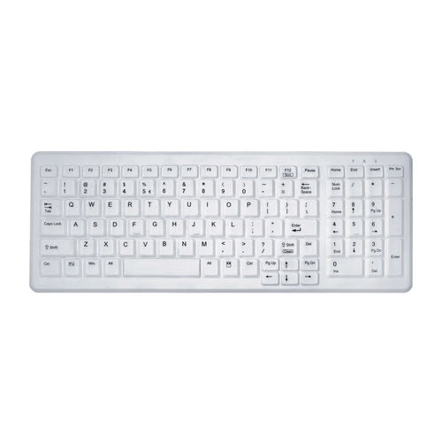 Teclado hospitalar com teclado numérico - AK-C7000 - Active Key GmbH - em silicone / USB / higiênico