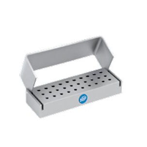 Rack para fresas dentárias - A600S.000 - Komet Dental - de armazenamento / de bancada / em aço inoxidável