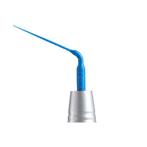 Ponta ultrassônica piezoelétrica - BlueTip - Komet Dental - endodôntica / com código de cor