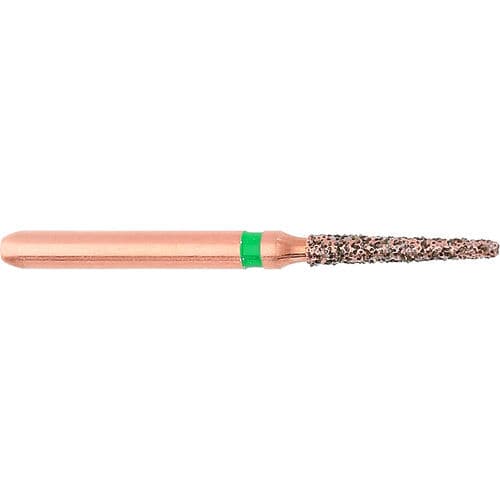 Fresa para coroas dentárias - KP6847KR.314.014 - Komet Dental - em ouro / diamantada / de corte