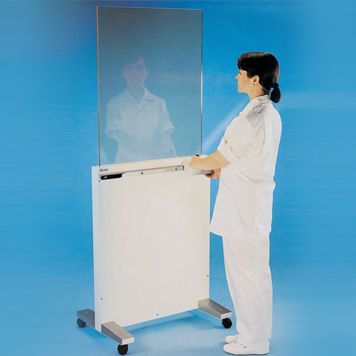 Biombo de proteção radiológica de raios X - V-SP-40	 - Cablas - móvel / com visor / 0,50 mm