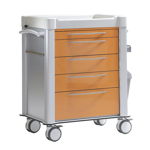 Carrinho de emergência - MCCA 6480 - MIXTA - de esterilização / para uso geral / para curativos