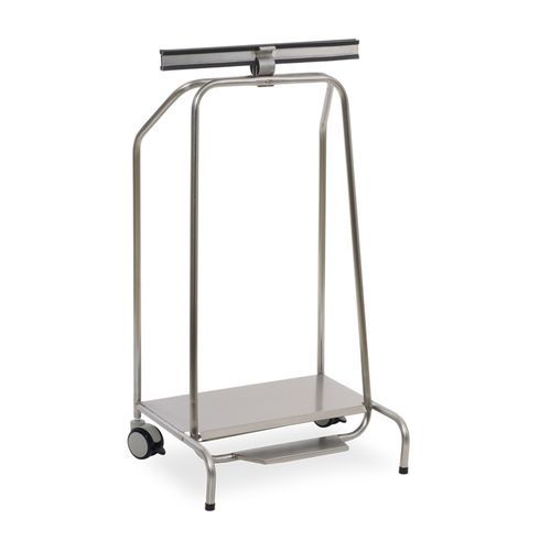 Carrinho para roupa coletor de lixo - MPCA 4550 - MIXTA - para lavanderia / 1 bolsa / em aço inoxidável