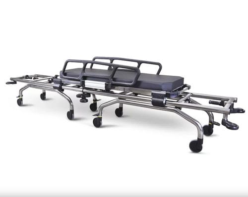 Carro-maca para transferência de pacientes - MHTS 9001 - MIXTA - manual / não articulado / em inox