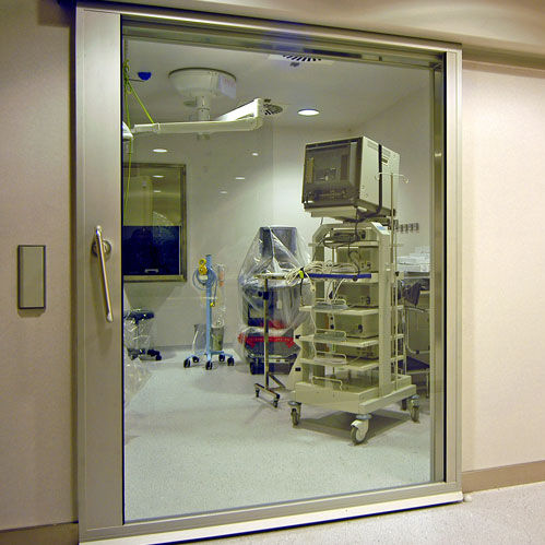 Porta para hospital - TH7 GH  - Tané Hermetic - para estabelecimento de saúde / de laboratório / de correr