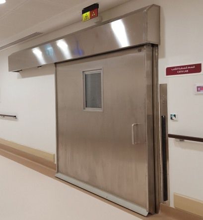 Porta de proteção radiológica - TSCR3  - Tané Hermetic - para estabelecimento de saúde / para serviço de radiologia / de correr