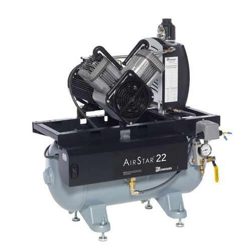 Compressor odontológico - AirStar 22 - Air Techniques - hospitalar / de membrana / para 3 consultórios