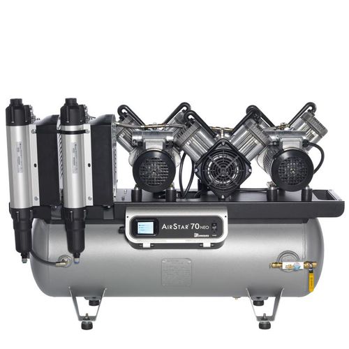 Compressor odontológico - AirStar 70 NEO  - Air Techniques - hospitalar / de membrana / sem óleo