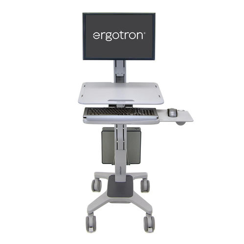 Carrinho para computador para tablet - WorkFit-C - Ergotron - com altura regulável