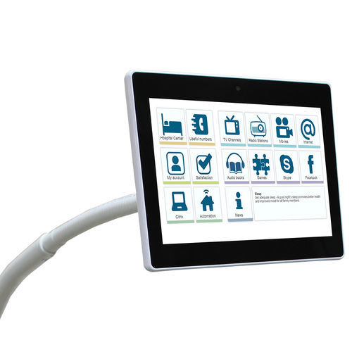 Terminal de entretenimento para pacientes sem ventilação - HTab - ARBOR - à prova de água