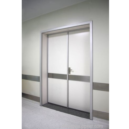 Porta para hospital - PSM-3 - OWNIC - de abrir / em alumínio / com vidro