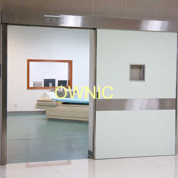 Porta de proteção radiológica - ETDM - OWNIC - com blindagem / para hospital / de correr