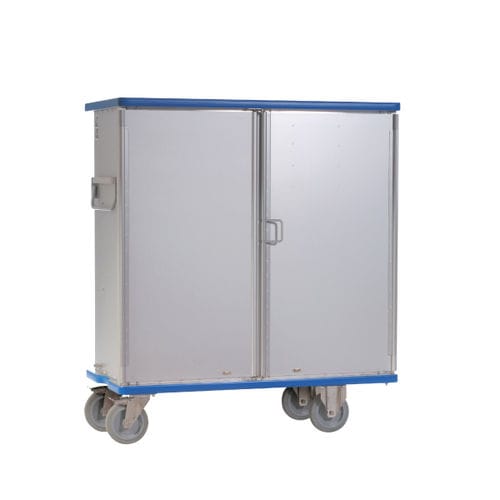 Armário de transporte - E2721 - Sclessin Productions - de medicamentos / em alumínio anodizado / com 2 portas