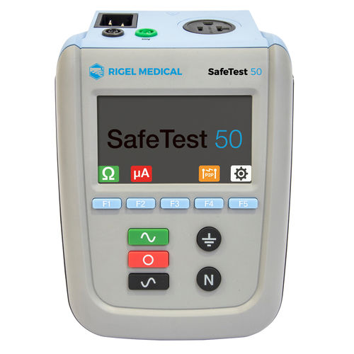 Aparelho para teste de segurança elétrica - SafeTest 50 - RIGEL Medical - de controle / de corrente de vazamento / de laboratório