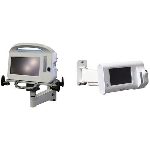 Braço de suporte para monitor para tela - Strongarm - para uso médico / para trilho / de teto