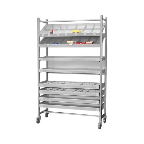 Estante modular - Optistock® - PRATICIMA - para farmácia / móvel / de estrutura aberta