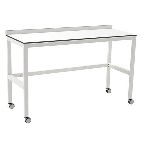 Bancada de laboratório - PRATICIMA - com gavetas / com rodízios / epóxi
