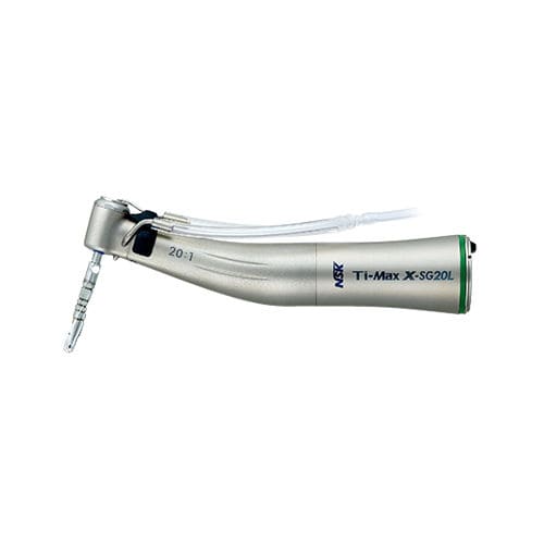 Contra-ângulo para implantodontia - X-SG20L - NSK Europe GmbH - pneumático / redutor / com sistema rápido push button