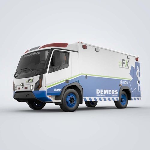 Ambulância com baú - eFX - DEMERS - caminhão / tipo III / elétrica