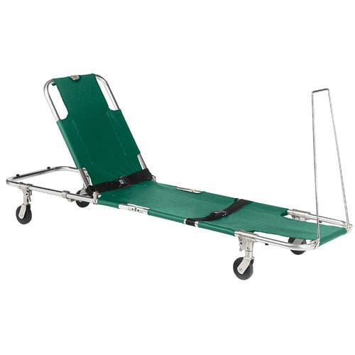 Maca de emergência - JSA 604-S - Junkin Safety Appliance Company - dobrável / com rodízios / articulada em 2 seções