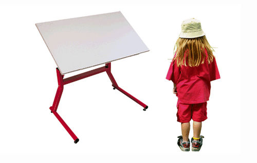 Mesa de ergoterapia com altura regulável - ergo Skater - Möckel Feinmechanik - com rodízios / infantil