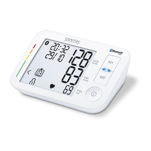 Medidor digital de pressão arterial automático - SBM 37 - Sanitas - com Bluetooth / com braçadeira