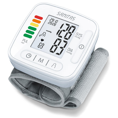 Medidor digital de pressão arterial automático - SBC 22 - Sanitas - de punho / com braçadeira