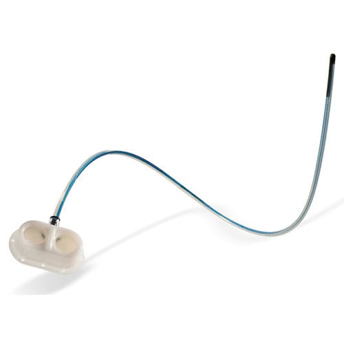 Cateter venoso totalmente implantável -  M.R.I.® - Bard Medical - de duplo lúmen / em silicone