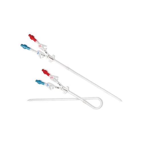 Cateter para hemodiálise - GLIDEPATH® - Bard Medical - arterial / de duplo lúmen