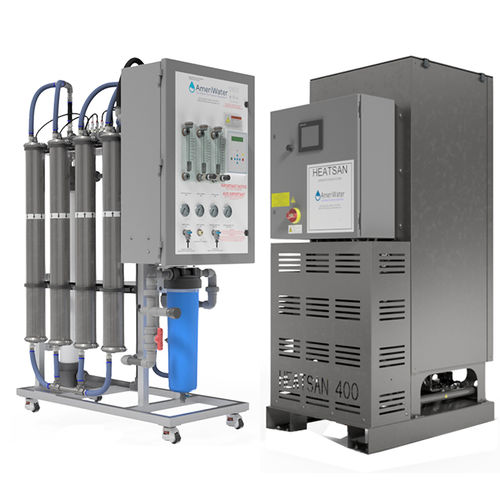 Sistema de tratamento de água para hemodiálise - MROZ/Heatsan - AmeriWater - por osmose reversa