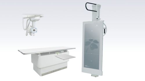Sistema de radiografia digital - One - Cuattro Europe - para radiografia geral / com bucky de piso / com braço porta-tubo telescópico de teto