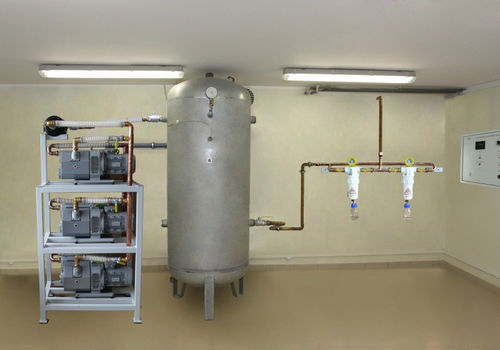Sistema de vácuo hospitalar - M-VS series - Medical Technologies LBI - de palhetas / centralizado