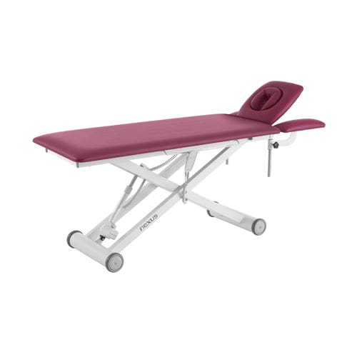 Mesa de massagem elétrica - Nexus S4  - Meden-Inmed - com rodízios / com apoios de braços / com encosto regulável