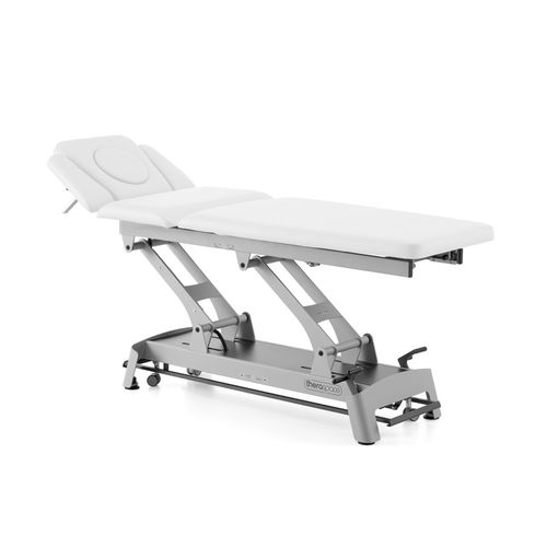 Mesa de massagem elétrica - Theraspace Z5 - Meden-Inmed - com rodízios / com apoios de braços / articulada em 3 seções