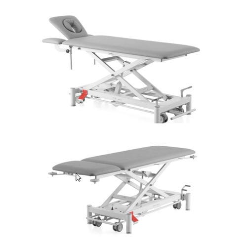 Mesa de exame para adulto - Puma S4 - Meden-Inmed - elétrica / com altura regulável / articulada em 4 seções